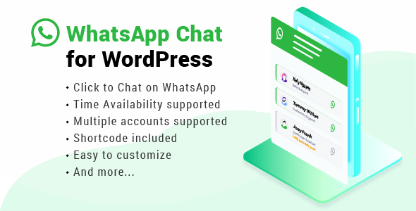 WhatsApp Chat – WordPress Chat Plugin