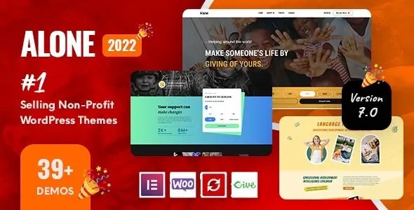 Alone 7.6.4 – Non Profit Charity Theme