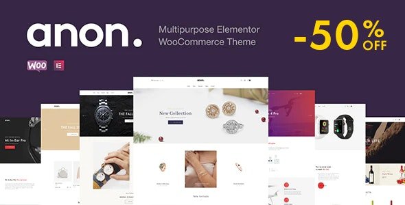 Anon 2.2.8 – Multipurpose Elementor Theme