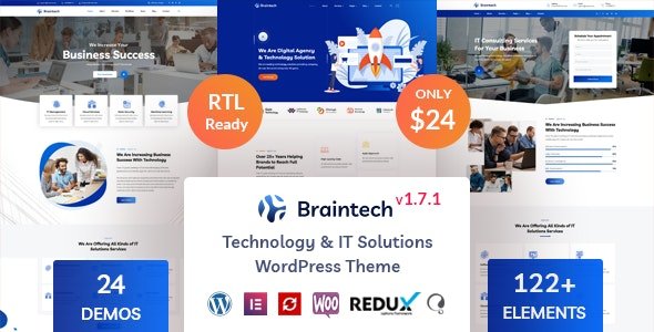Braintech 2.7.1 – Technology IT Solutions Theme