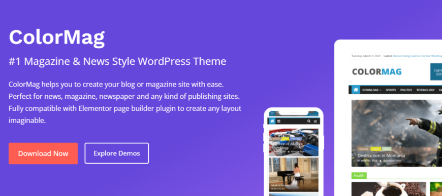 ColorMag Pro 4.1.8 – Magazine News Theme