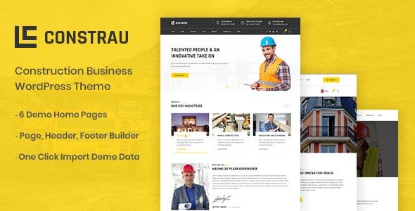 Constrau 1.3.4 – Construction Business Theme