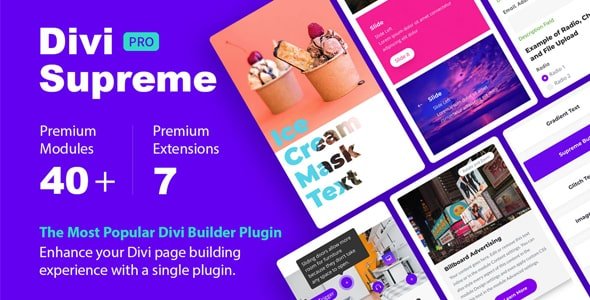 Divi Supreme Pro 4.9.97.29 – Modules Extensions