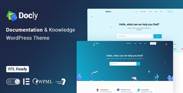 Docly 2.0.8 – Knowledge Base Helpdesk Theme
