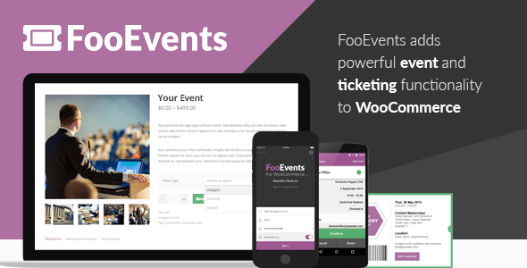 FooEvents 1.19.9 (+Addons) Event Ticketing