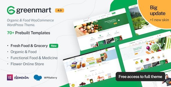 GreenMart 4.2.6 – Organic Food Theme