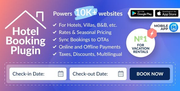 Hotel Booking 5.0.2 – Property Hotel Rental Plugin