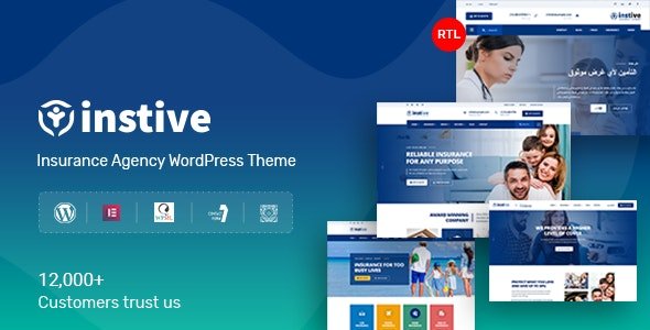 Instive 1.2.3 – Insurance WordPress Theme