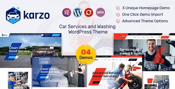 Karzo 1.7 – Car Service Washing Theme