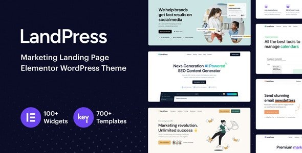 LandPress 1.3 – Marketing Landing Page Theme