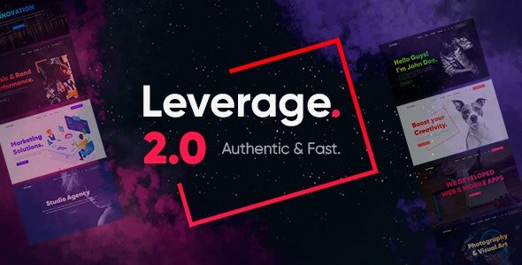Leverage 2.2.6 – Creative Agency Portfolio Theme