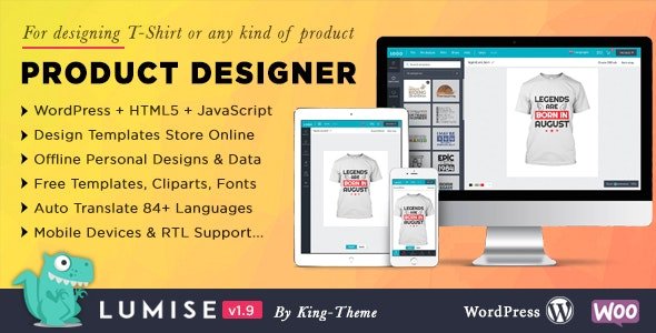 Lumise 2.0.3 (+Addons) – Product Designer Plugin