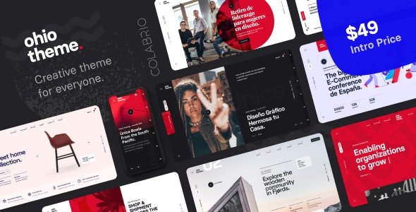 Ohio 3.5.6 – Creative Portfolio Agency Theme