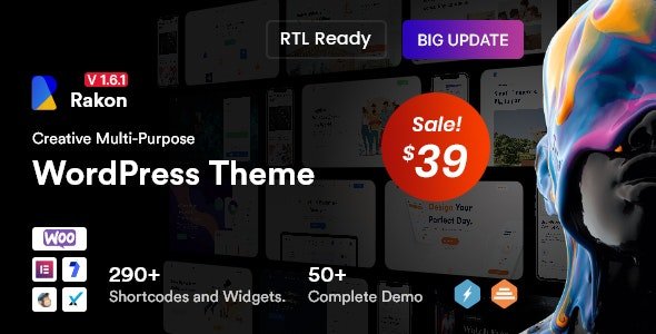 Rakon 2.2.1 – Creative Multi-Purpose Theme