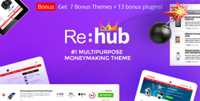 REHub 19.6.3 – Comparison Marketplace Theme