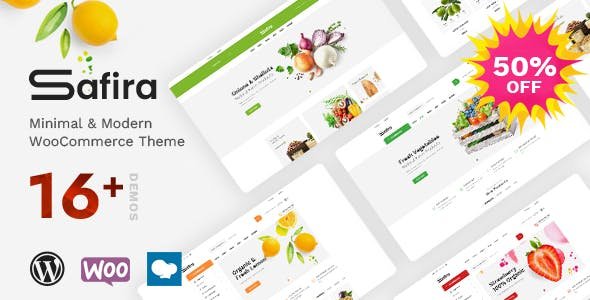 Safira 1.1.1 – Food Organic WooCommerce Theme