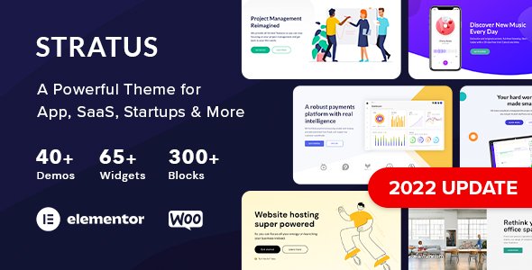 Stratus 4.2.5 – Software Startup Tech Theme