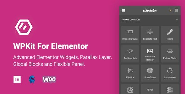 WPKit For Elementor 1.0.8  – Advanced Elementor Widgets