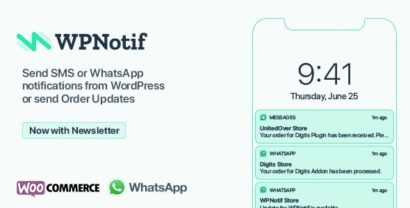 WPNotif 3.0 – SMS WhatsApp Notifications