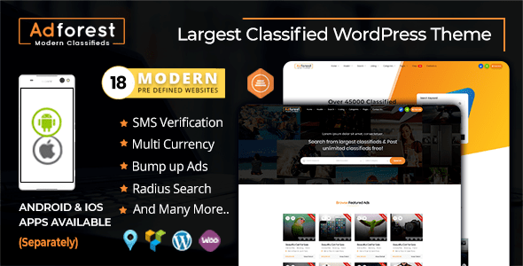 AdForest 5.1.2 – Classified Ads Theme