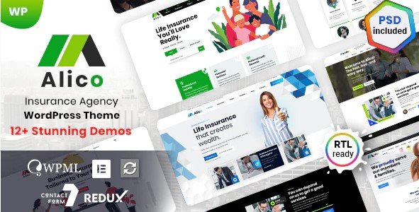 Alico 1.1.8 – Insurance Agency WordPress Theme