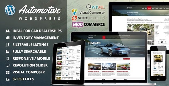 Automotive 13.0 – Car Dealership Business Theme