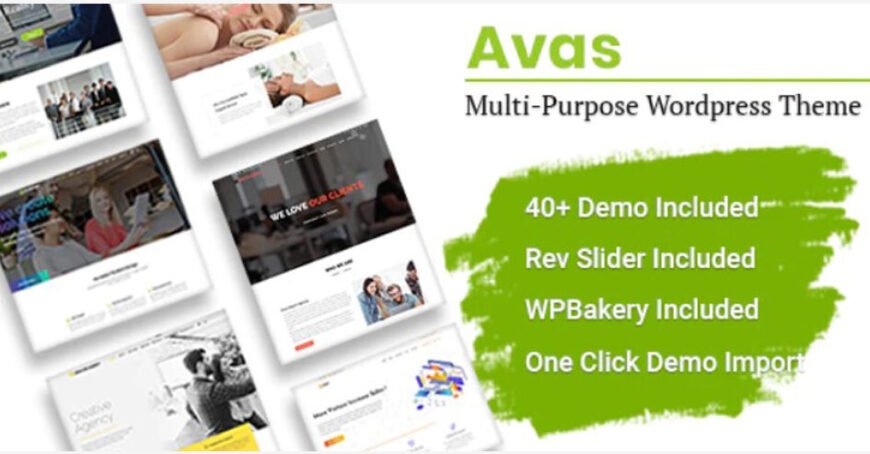 Avas 6.8.4 – MultiPurpose Elementor Theme
