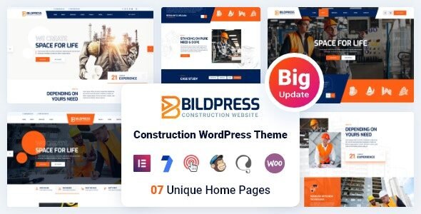 BildPress 2.0.1 – Construction WordPress Theme