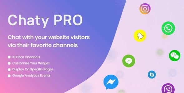 Chaty Pro 3.3.3 – Floating Chat Widget