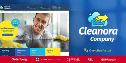 Cleanora 1.1.3 – Cleaning Services Theme