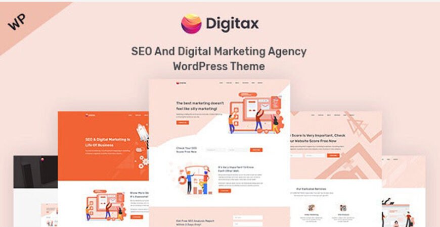 Digitax 1.1.5 – SEO Digital Marketing Agency Theme