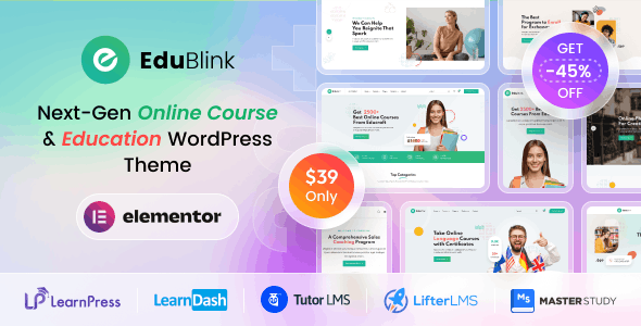 EduBlink 1.0.20 – Education Online Theme