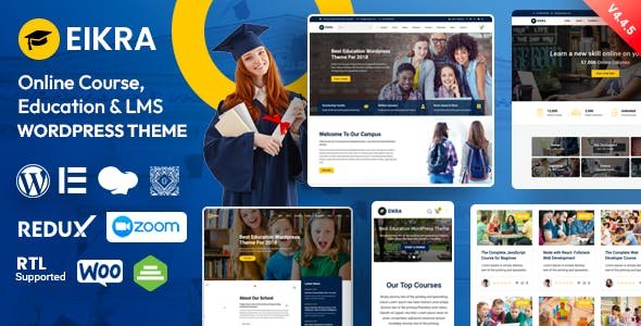 Eikra 4.4.17 – Education LMS Theme