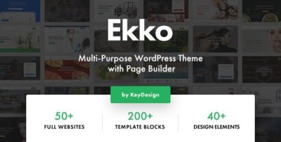 Ekko 4.4 – Multi Purpose WordPress Theme