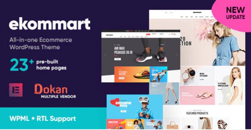 ekommart 4.1.6 – All in One eCommerce Theme