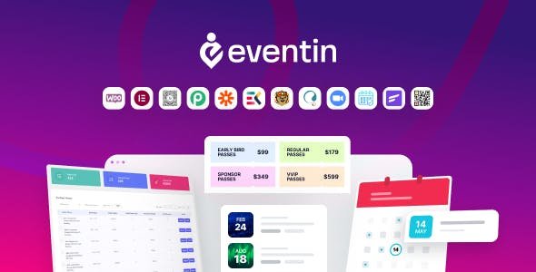 Eventin Pro 4.0.17 (+Addons) – Events Manager