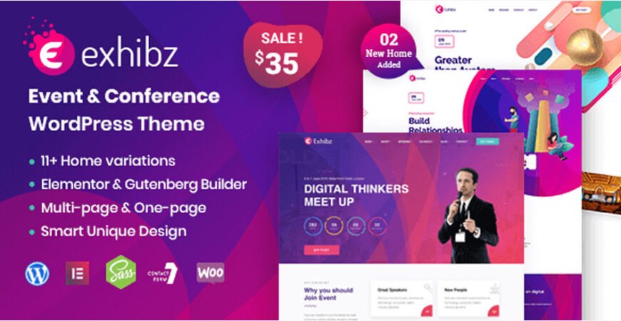 Exhibz 3.0.7 – Event Conference Theme
