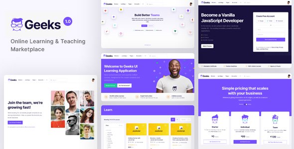 Geeks 1.2.24 – Online LMS Marketplace Theme