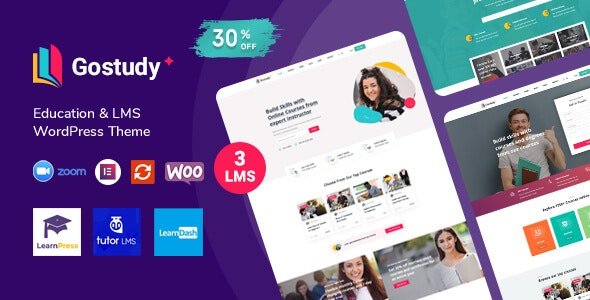 GoStudy 2.4.7 – Education LMS WordPress Theme