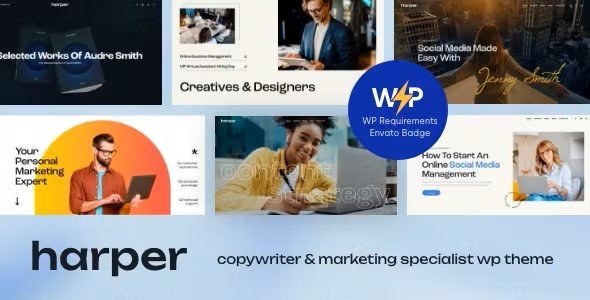 Harper 1.2.0 – Copywriter Marketing Specialist Theme
