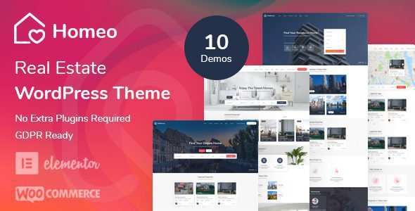 Homeo 1.2.55 – Real Estate WordPress Theme