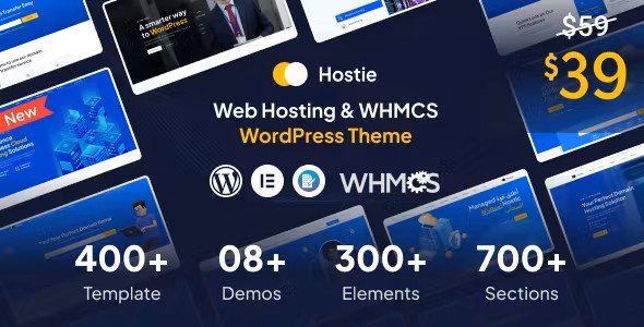 Hostie 1.1.1 – Web Hosting WHMCS Theme