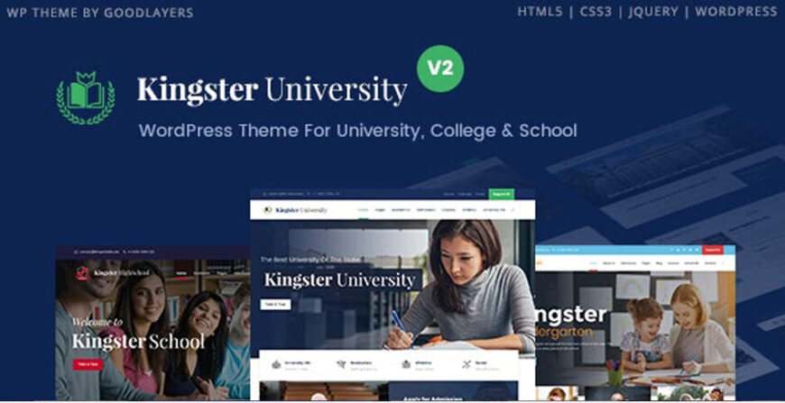 Kingster 3.2.4 – Education for University Theme
