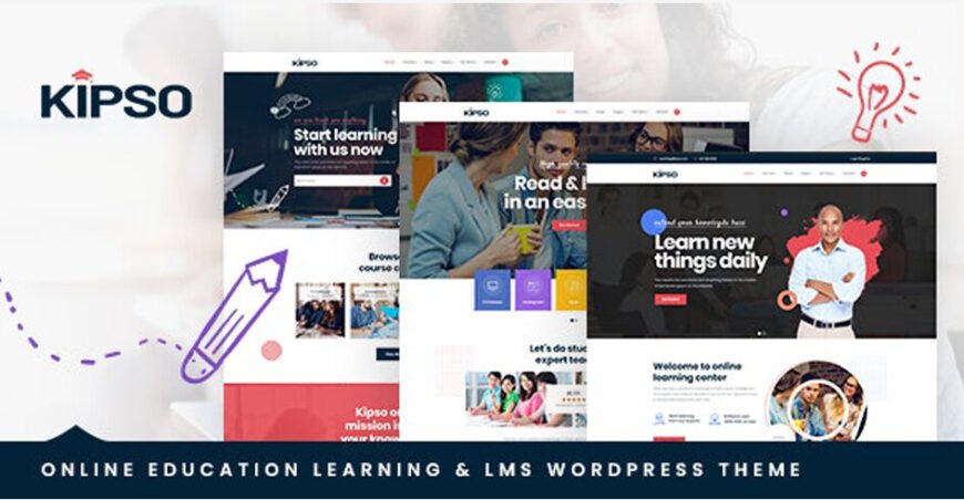 Kipso 1.2.6 – Education LMS WordPress Theme