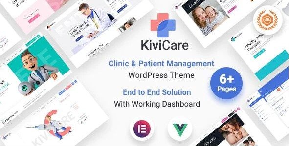 KiviCare 2.2.6 – Medical Clinic WordPress Theme