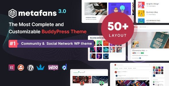 MetaFans 3.4 – Community Network Theme