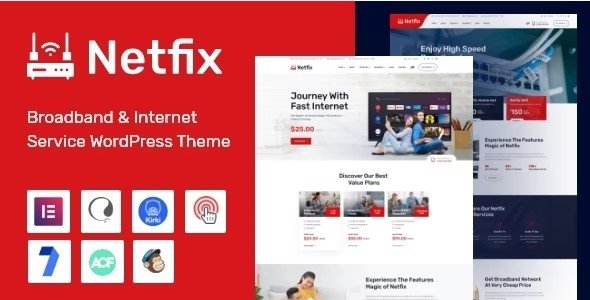 Netfix 2.01 – Broadband Internet Services Theme