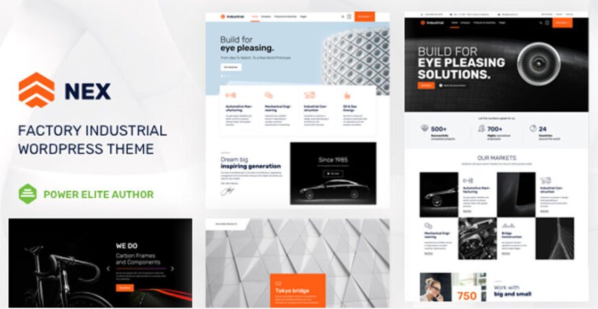 NEX 14.6 – Factory Industrial WordPress Theme