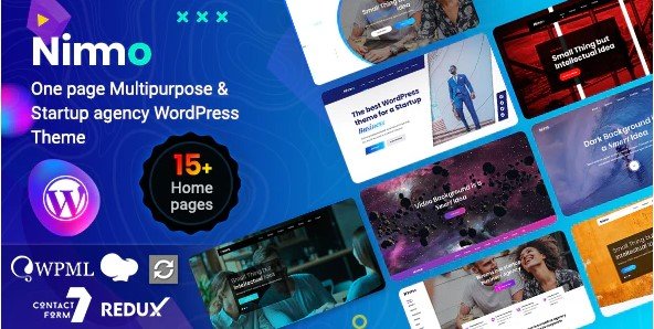 Nimmo 1.2.7 – One page Modern Creative Theme
