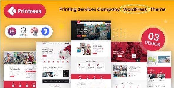 Printress 1.0 – Printing Services Company Theme